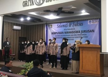 Pelantikan Pengurus Himpunan Mahasiswa Jurusan Pendidikan Guru Sekolah Dasar FKIP UMSU