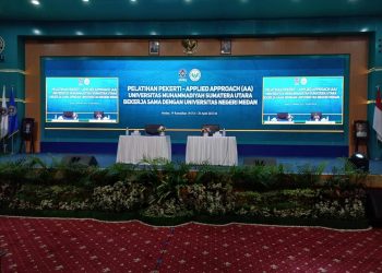 Dosen PGSD UMSU Ikuti Pelatihan Pekerti – Applied Approach (AA)