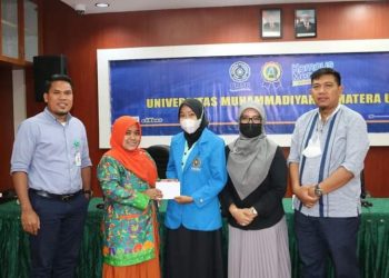 Pemberian Tali Asih Kepada Mahasiswa Berprestasi PGSD UMSU