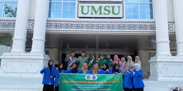 Prodi PGSD FKIP UMSU Menjalin Kerjasama dan Pengabdian Kepada Masyarakat Kolaboratif  Dengan PGMI Fakultas Tarbiyah Keguruan UIN Ar- Raniry Banda Aceh