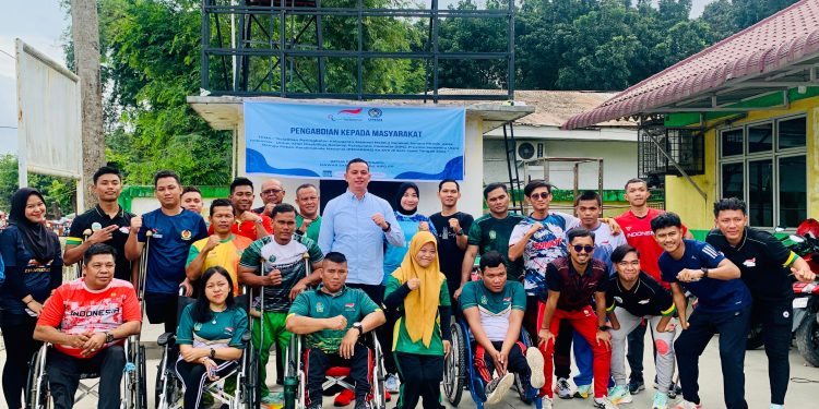 Dosen PGSD FKIP UMSU Laksanakan PKM Yang Dibiayai UMSU Pada Pelatihan Kebugaran Jasmani untuk Atlet Disabilitas NPC Sumut Menuju PEPARNAS XVII di Solo